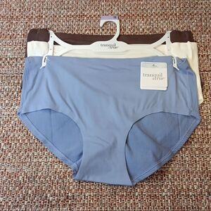 New T&T 3‎ Hipster Brushed Microfiber Ribbed Seamless Laser Bonded Panties 1X